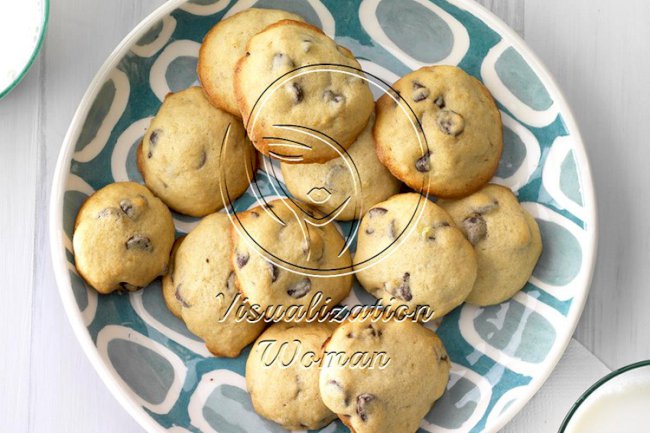 Banana Chocolate Chip Cookies