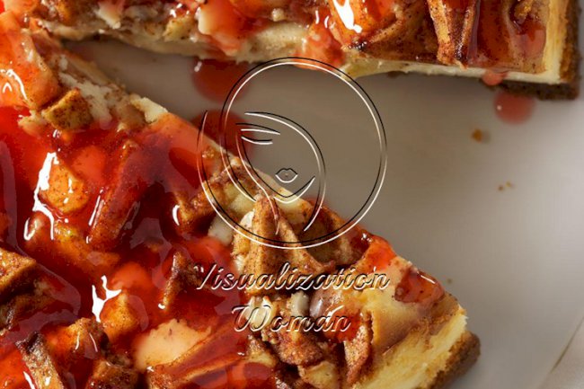 Spiced Apple Cheesecake