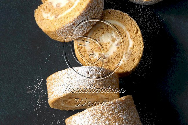 Sweet Potato Pie Cake Roll