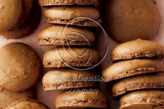 Mocha-Walnut Macarons
