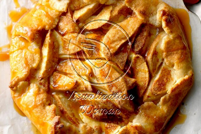 Rustic Caramel Apple Tart