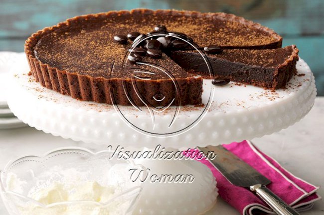 Dark Chocolate Truffle Tart