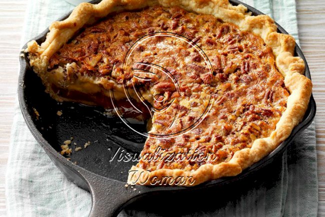 Caramel-Pecan Cheesecake Pie