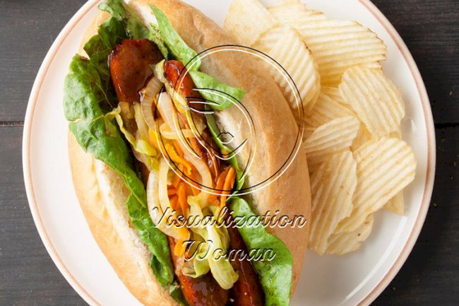 Vietnamese Chicken Banh Mi Sandwiches