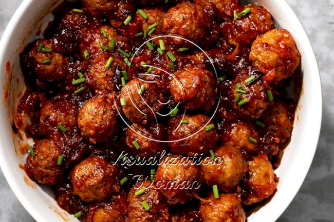 Cranberry Sauerkraut Meatballs