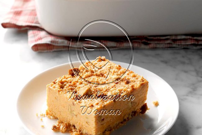 Frosty Ginger Pumpkin Squares