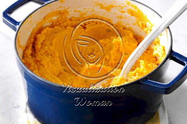 Pumpkin & Cauliflower Garlic Mash