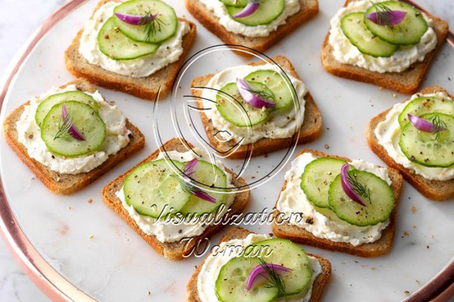 Cucumber Party Sandwiches