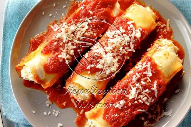 Homemade Manicotti