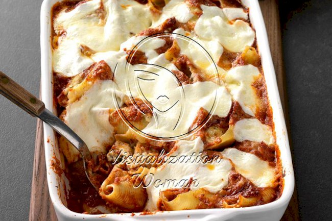 Chicken Parmesan Stuffed Shells