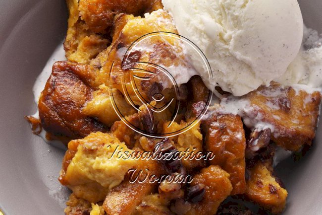 Cinnamon-Raisin Banana Bread Pudding