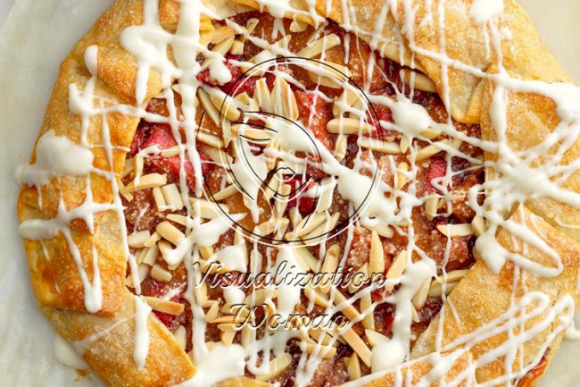 Rustic Orange-Rhubarb Tart
