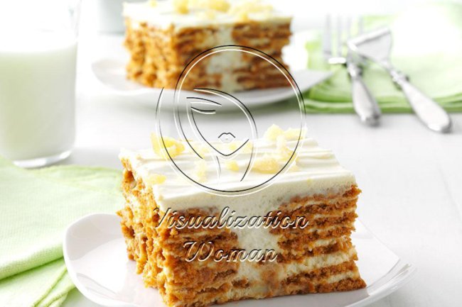 Lemon Ginger Icebox Cake