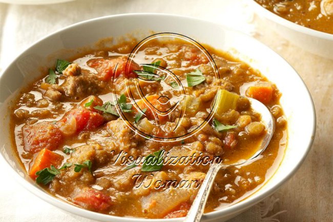 Turkey Sausage and Lentil Soup