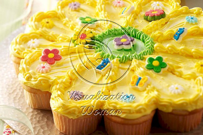 Sunny Flower Cake