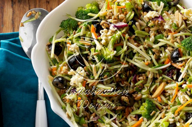 Nutty Broccoli Slaw