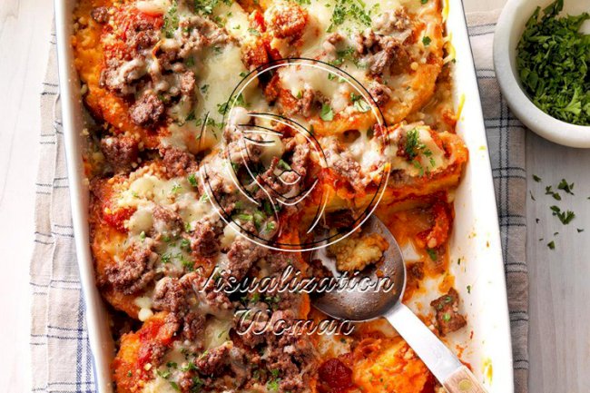 Beefy Eggplant Parmigiana