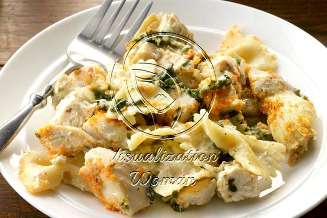 Artichoke & Spinach Chicken Casserole