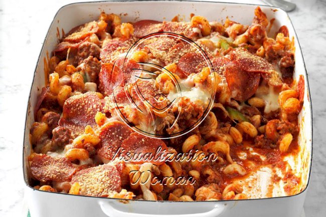 Deluxe Pizza Casserole