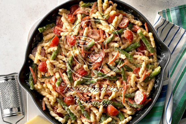 Creamy Pasta Primavera