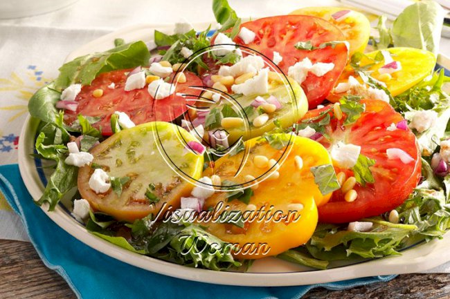 Fresh Heirloom Tomato Salad