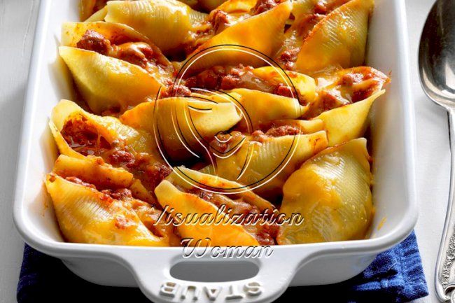 Enchilada Stuffed Shells