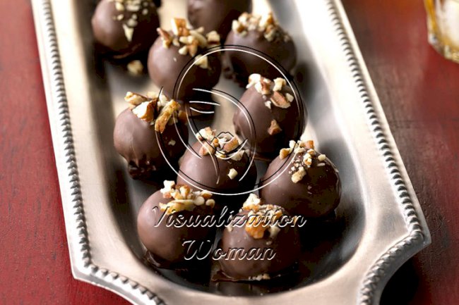 Dark Chocolate Bourbon Balls