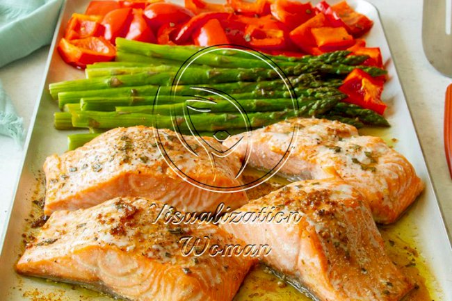 Rosemary Salmon and Veggies