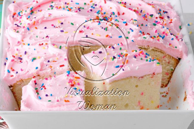 Homemade Confetti Cake