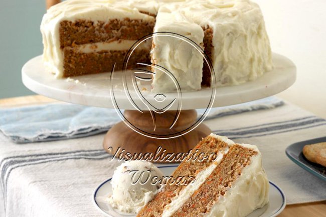 Old-Fashioned Carrot Cake with Cream Cheese Frosting