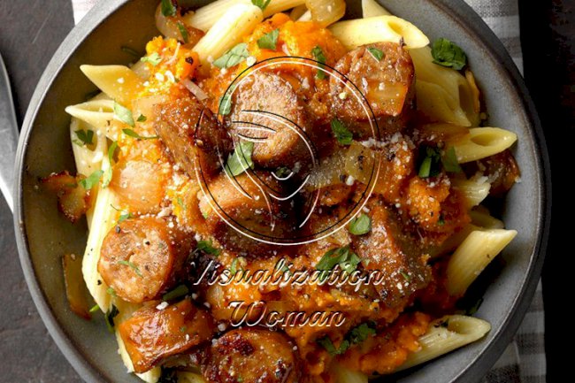 Sausage and Squash Penne