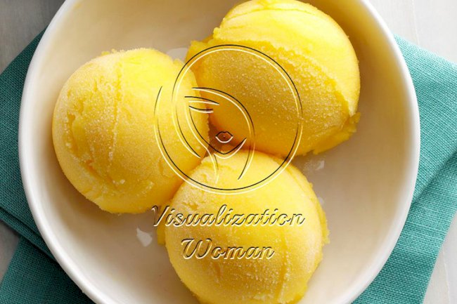 Quick Mango Sorbet