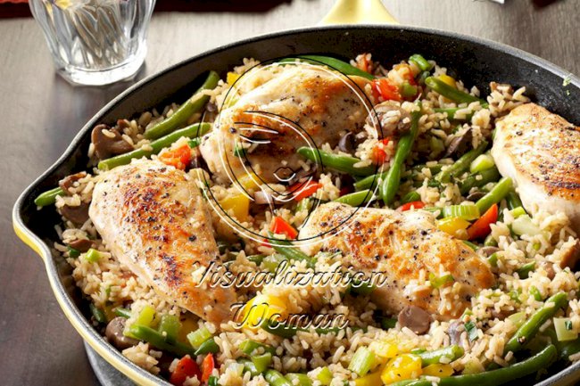 Chicken Rice Skillet
