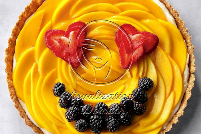 Mango Cream Tart