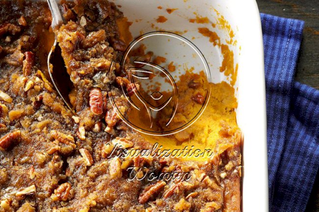 Sweet Potato Casserole with Pecans
