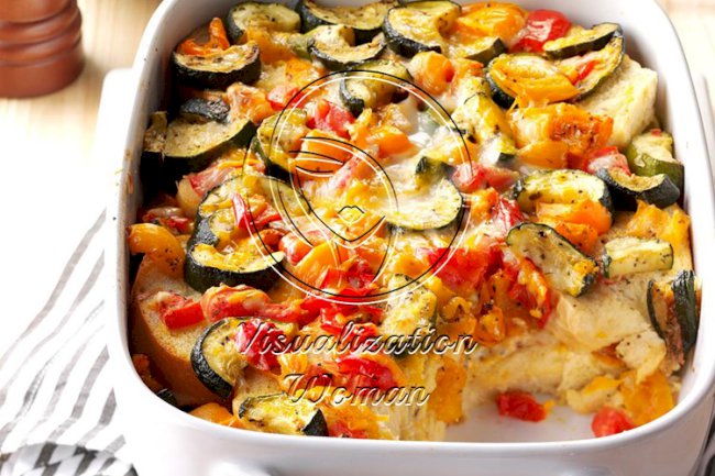 Roasted Vegetable Strata