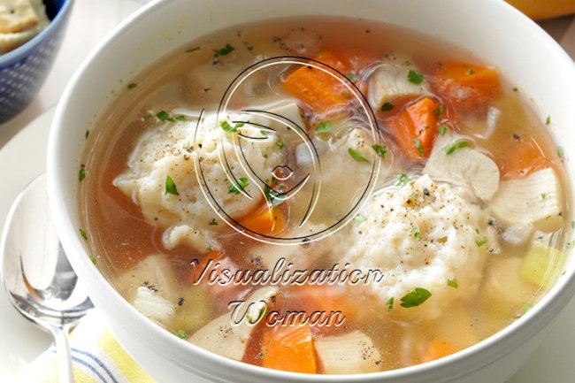 Healthy Chicken Dumpling Soup