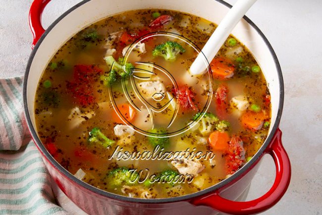 Potluck Chicken Vegetable Soup