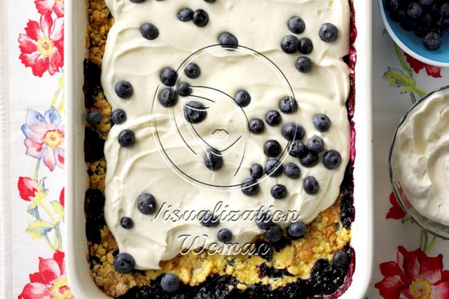 Lemon Berry Dump Cake