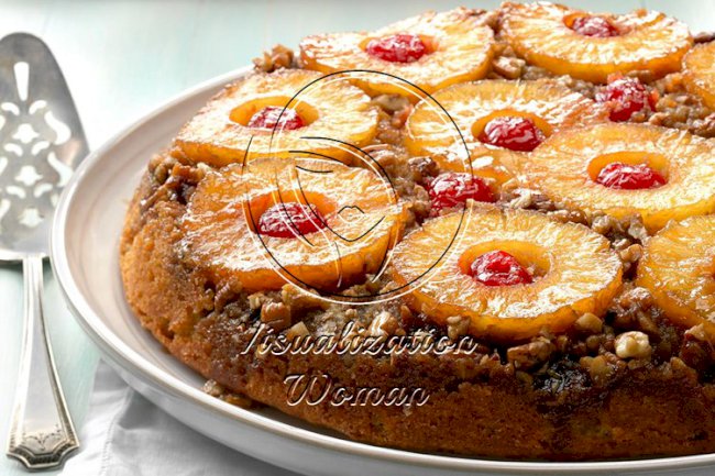 Spiced Pineapple Upside-Down Cake