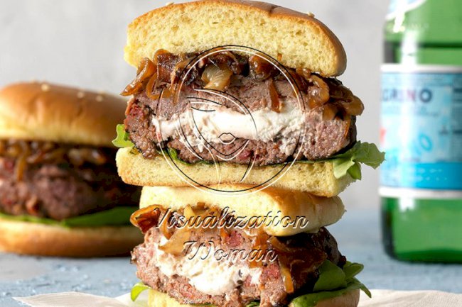 Gourmet Burgers with Sun-Dried Tomato