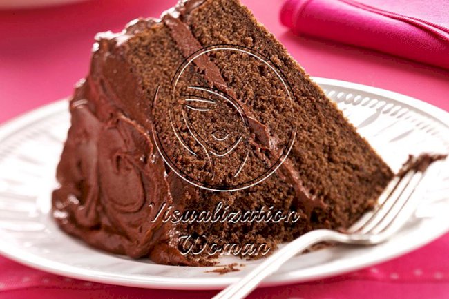 Devil’s Food Cake with Chocolate Fudge Frosting