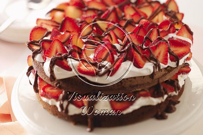 Chocolate Strawberry Torte