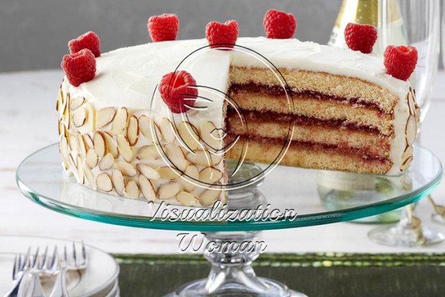 Almond Raspberry Torte