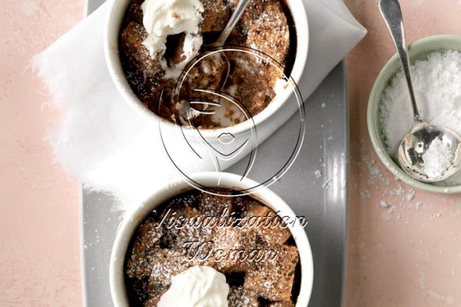 Air-Fryer Bread Pudding
