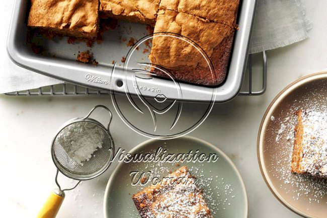 Hazelnut Cake Squares