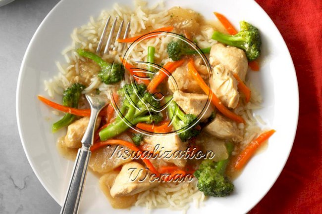 Garlic Chicken & Broccoli