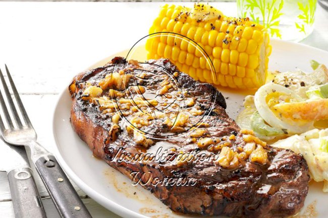 Garlic Grilled Steaks