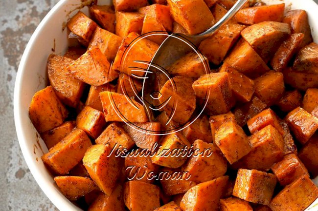 Roasted Honey Sweet Potatoes