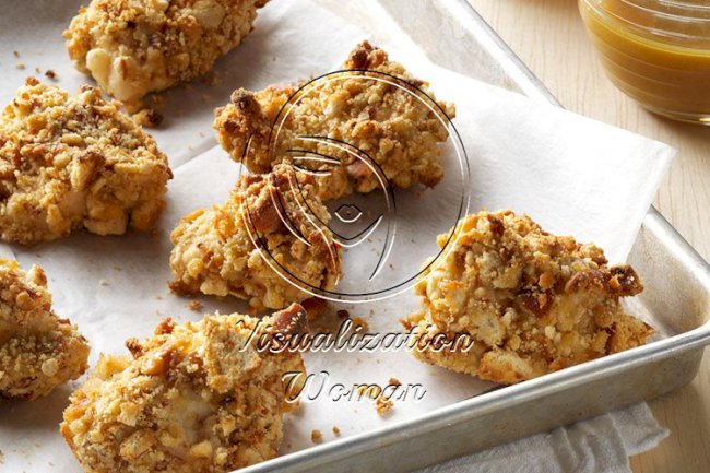 Pretzel-Coated Chicken Nuggets